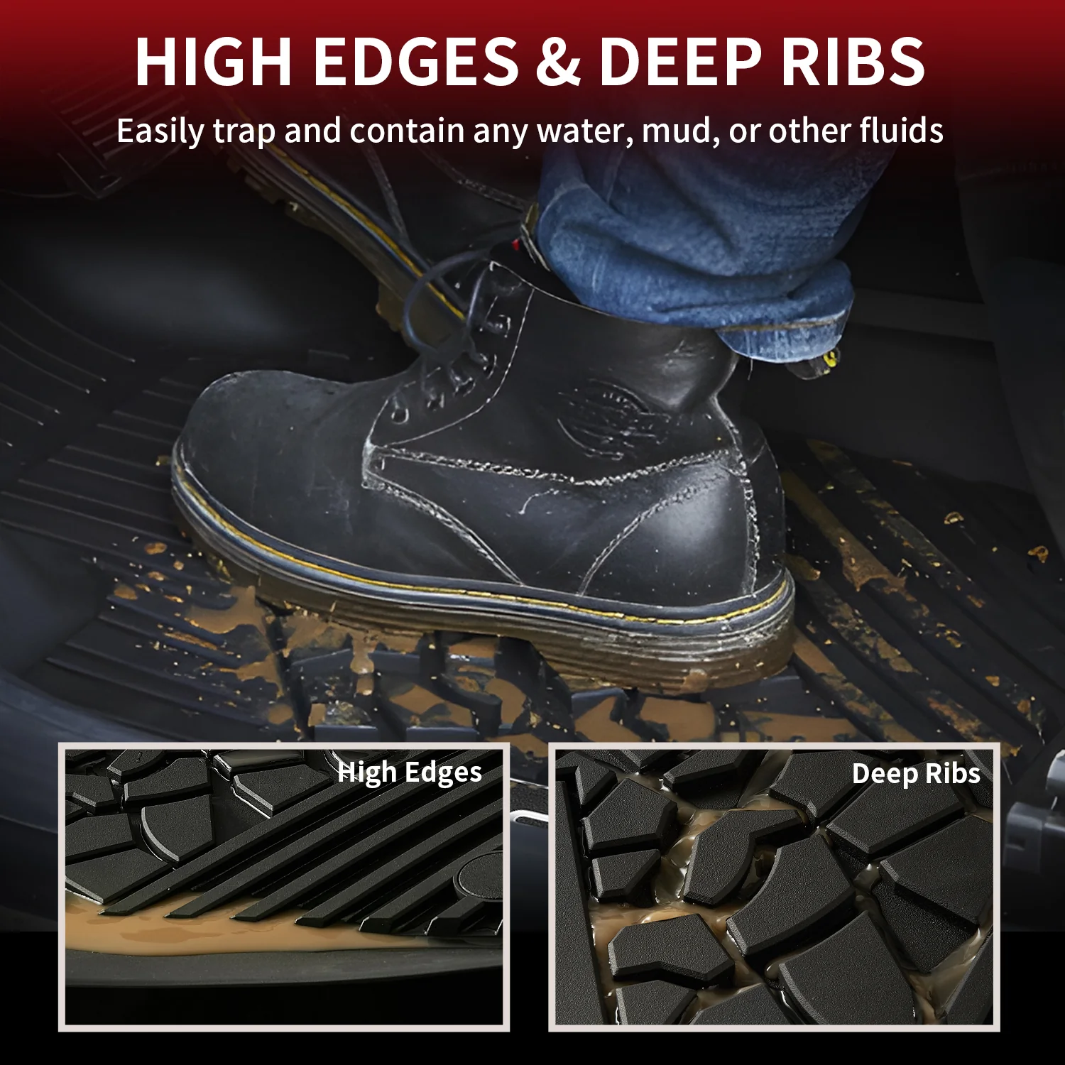 Fit for 2013-2026 Dodge Durango Floor Mats or Cargo & Seatback Mats - Image 5