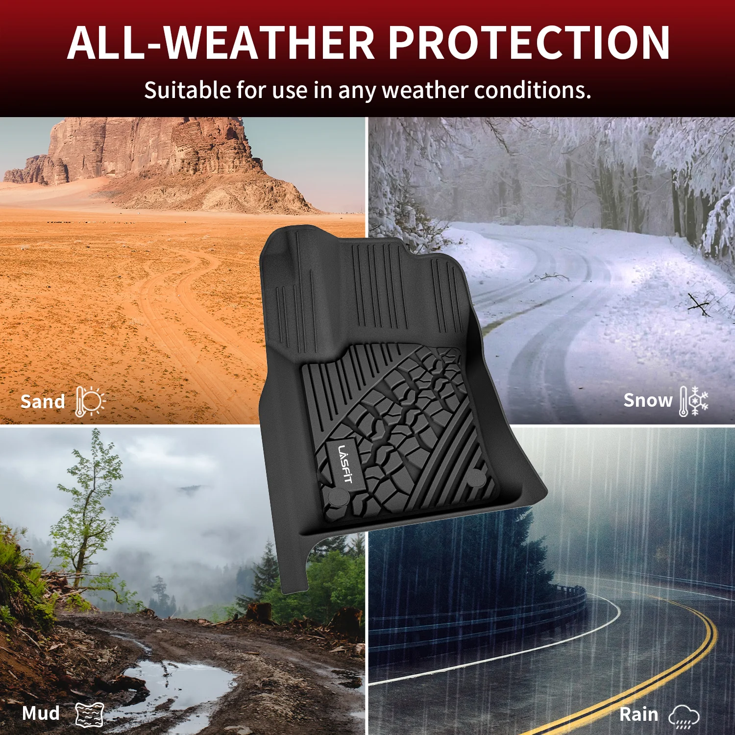 Fit for 2013-2026 Dodge Durango Floor Mats or Cargo & Seatback Mats - Image 7