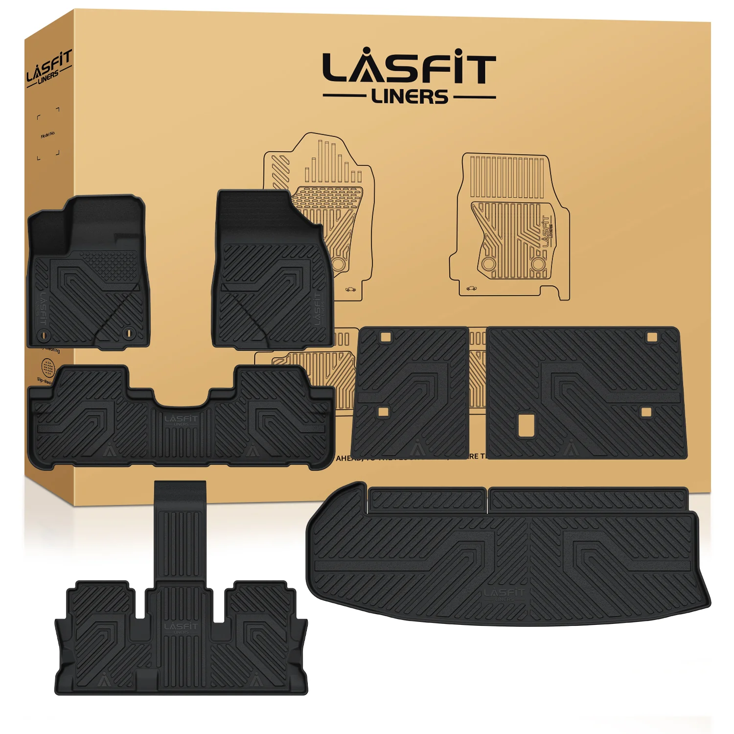 Fit for 2014-2019 Toyota Highlander Floor Mats or 3rd Row Seatback & Cargo Mats, Fit Gas Only - Image 12