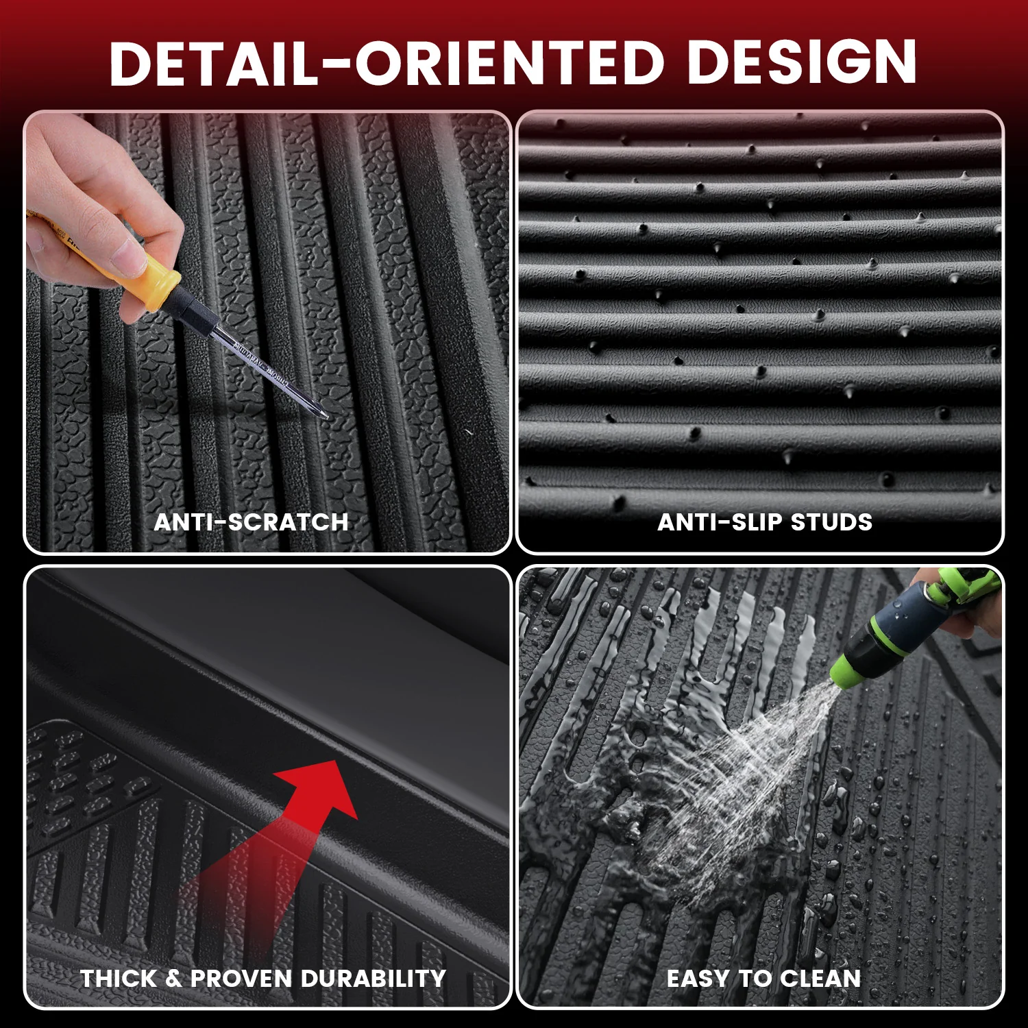Fit for 2014-2019 Toyota Highlander Floor Mats or 3rd Row Seatback & Cargo Mats, Fit Gas Only - Image 17