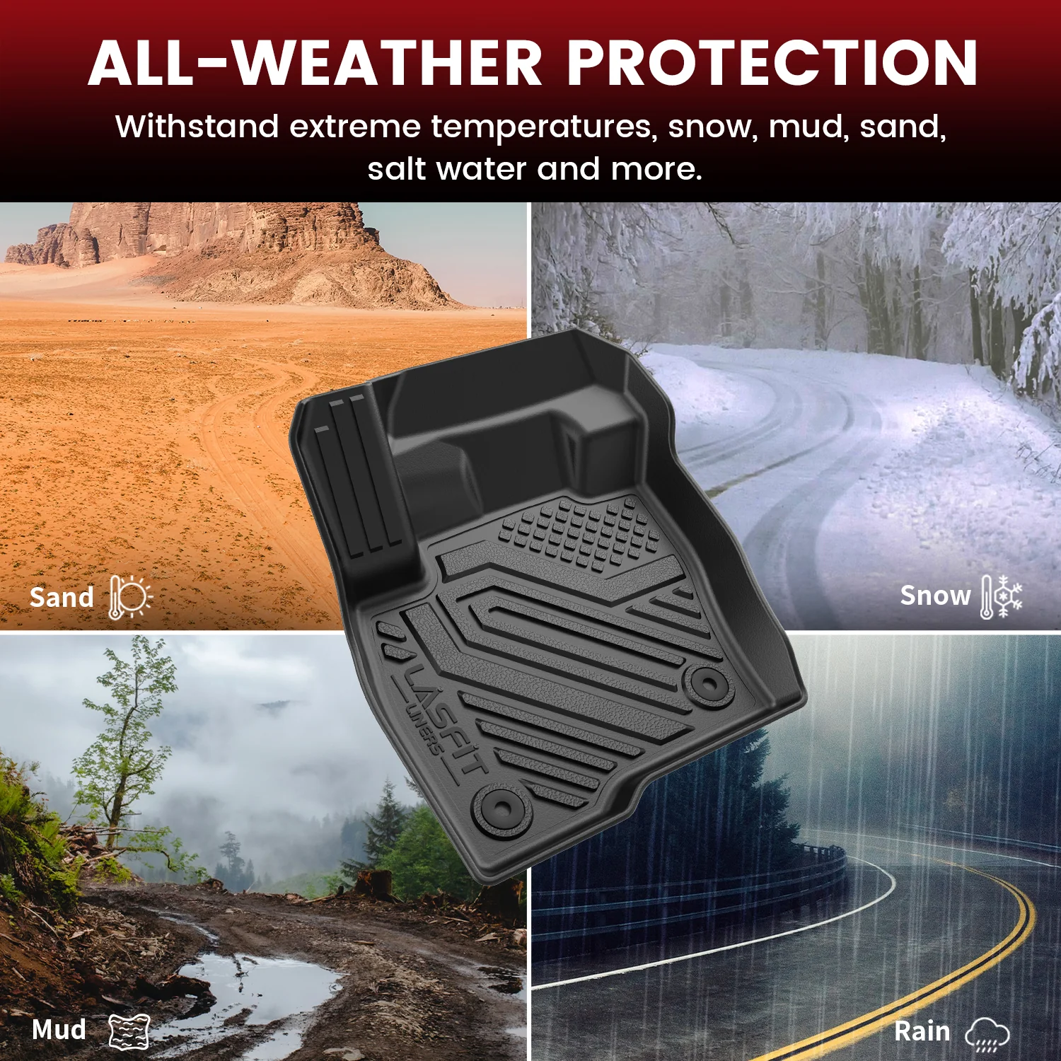 Fit for 2015-2024 Ford Edge & Edge ST Floor Mats or Seatback & Cargo Mats - Image 15