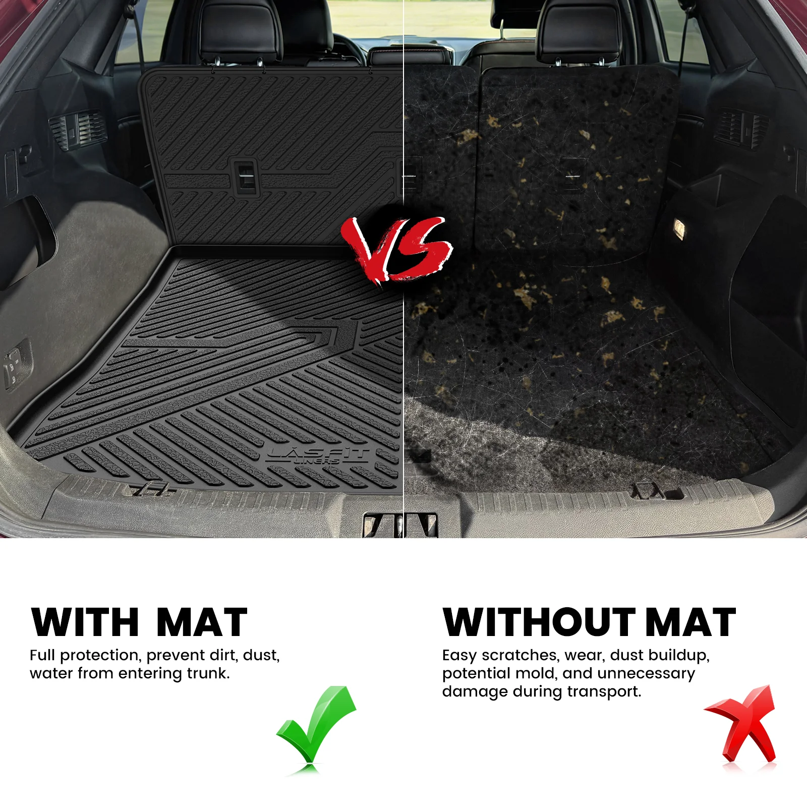 Fit for 2015-2024 Ford Edge & Edge ST Floor Mats or Seatback & Cargo Mats - Image 21