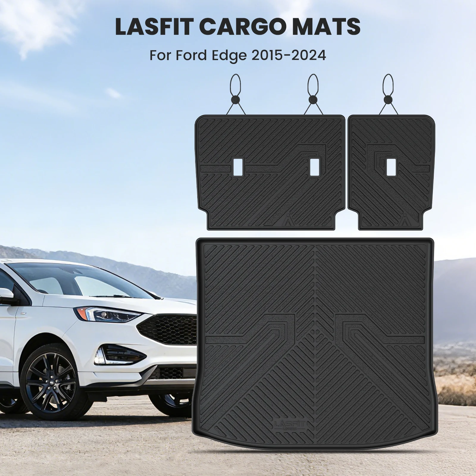 Fit for 2015-2024 Ford Edge & Edge ST Floor Mats or Seatback & Cargo Mats - Image 25