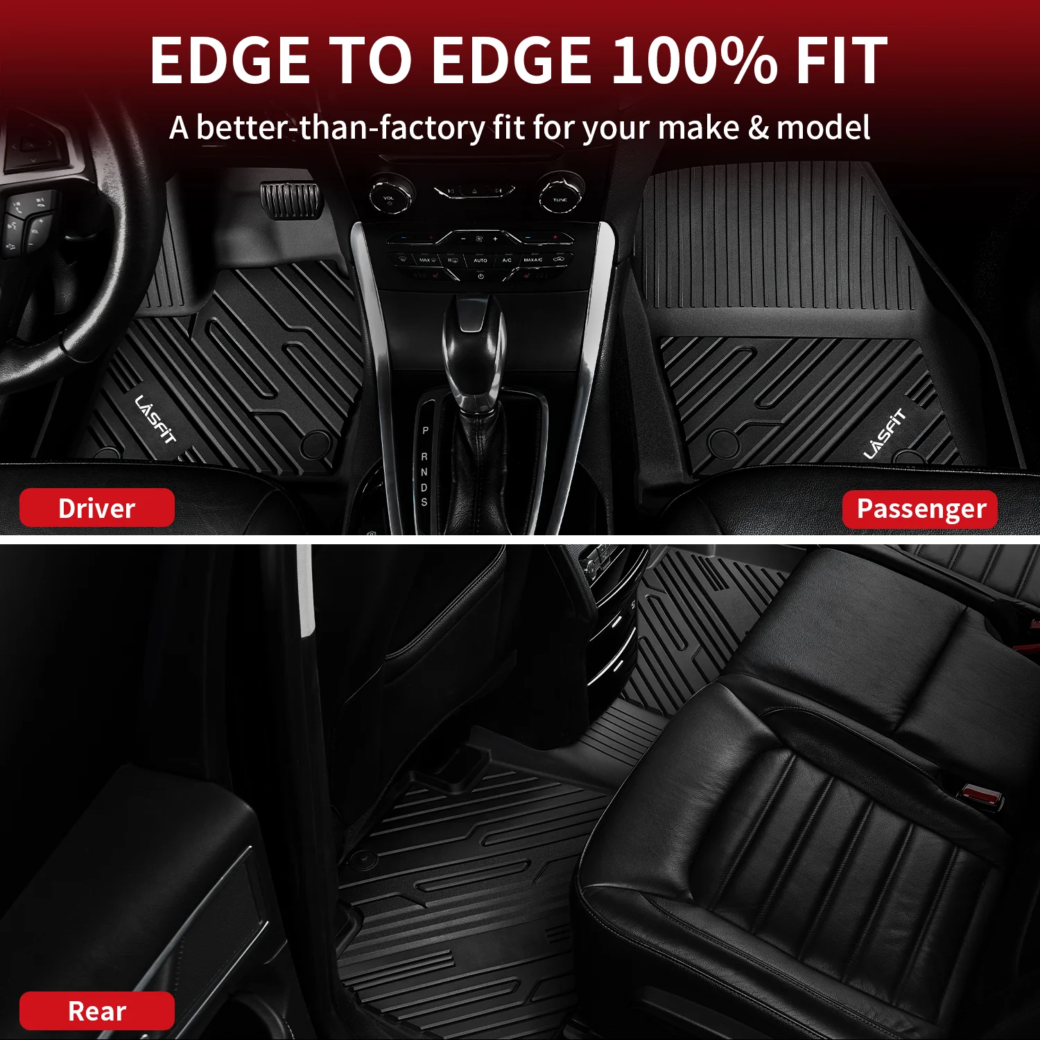 Fit for 2015-2024 Ford Edge & Edge ST Floor Mats or Seatback & Cargo Mats - Image 3