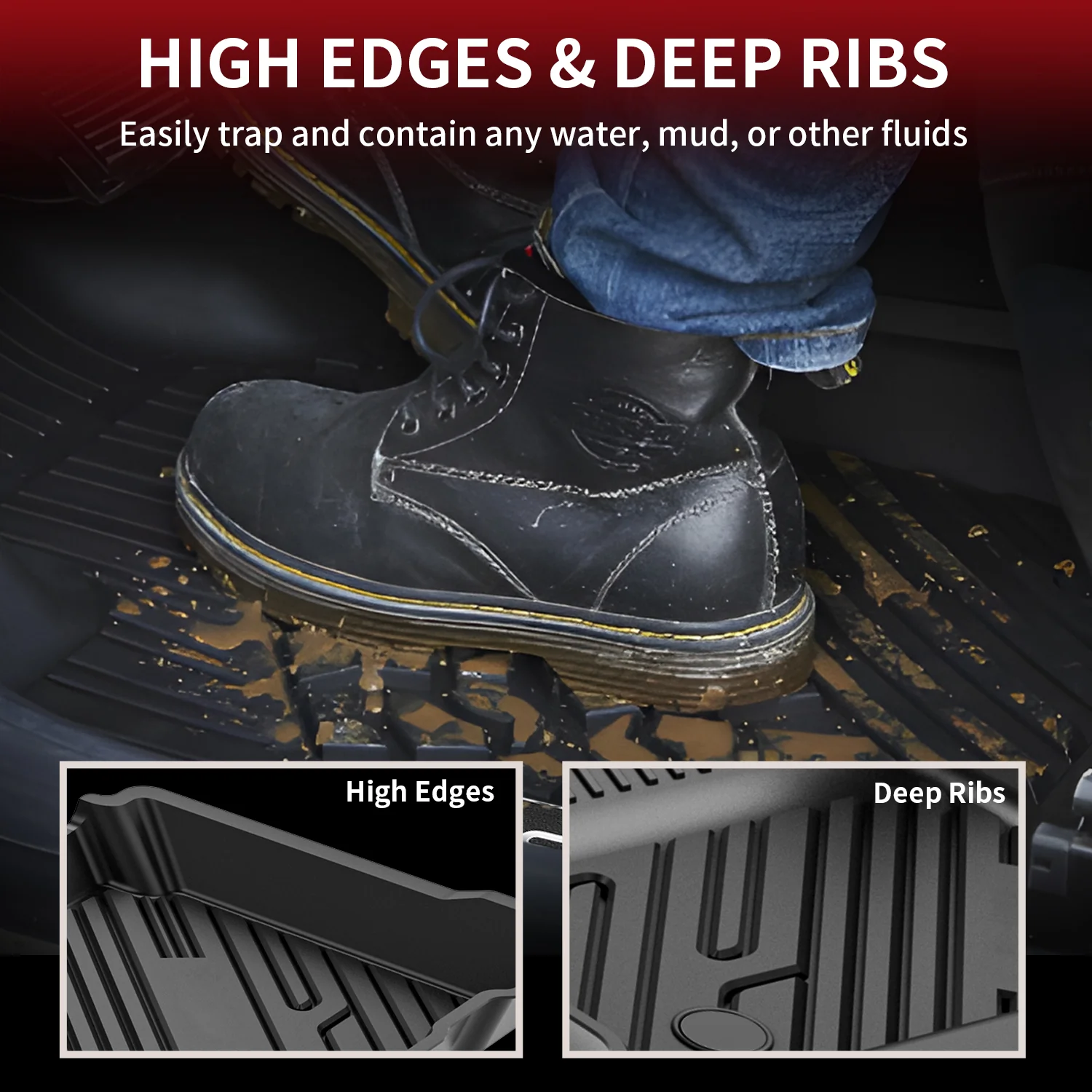 Fit for 2015-2024 Ford Edge & Edge ST Floor Mats or Seatback & Cargo Mats - Image 5
