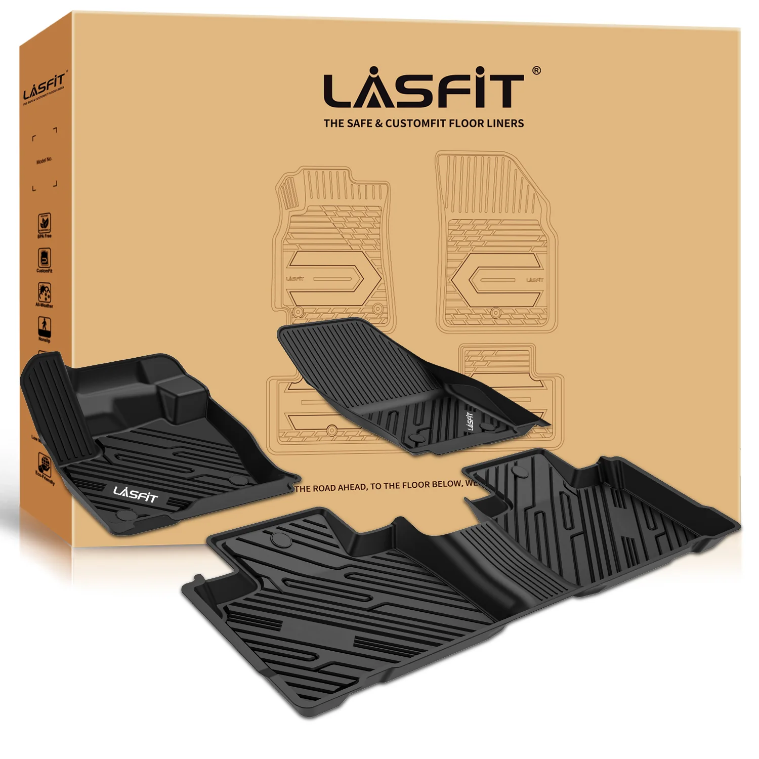 Fit for 2015-2024 Ford Edge & Edge ST Floor Mats or Seatback & Cargo Mats - Image 9