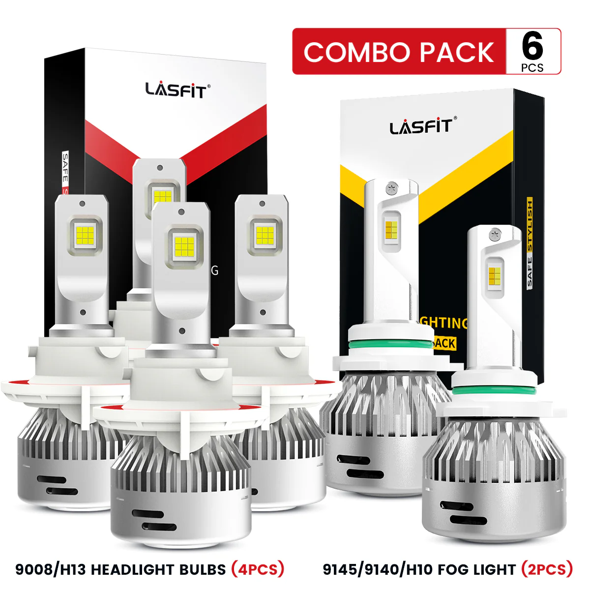 60W H13 H10 LA LD Plus Series Combo Pack | 6,000LM LED Bulbs - Image 12