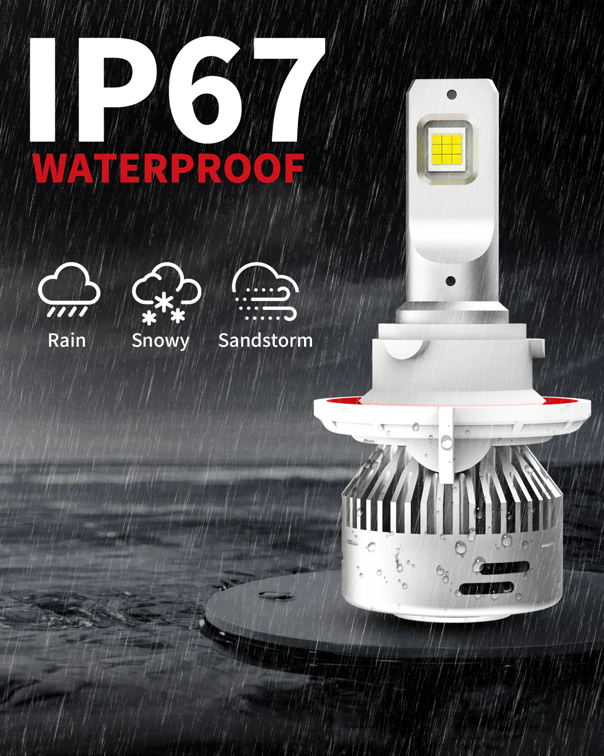 60W H13 H10 LA LD Plus Series Combo Pack | 6,000LM LED Bulbs - Image 8