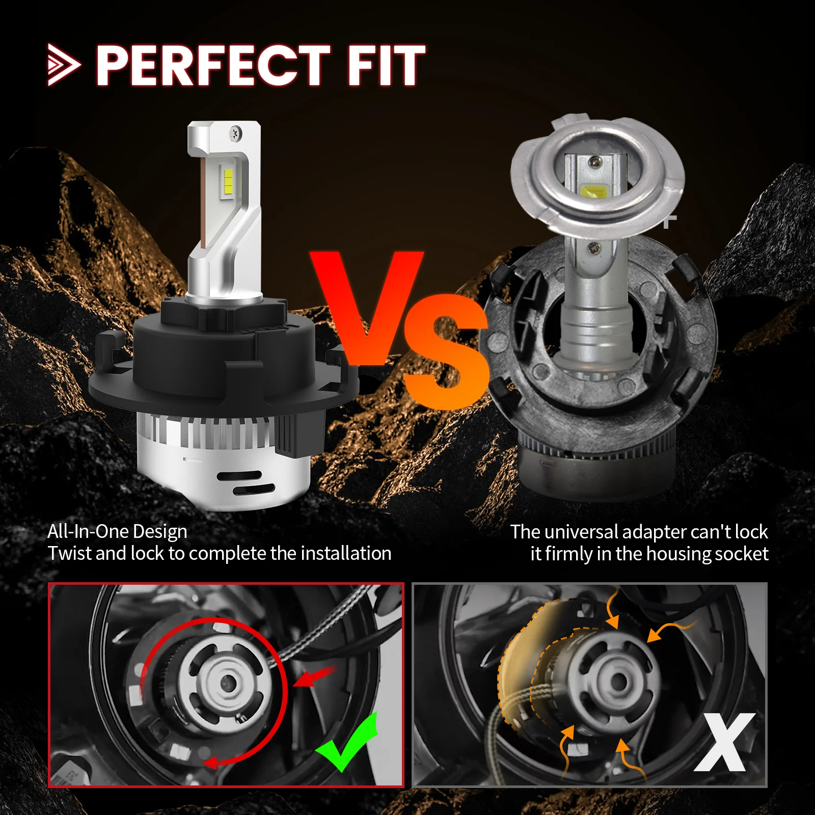 Fit for 2016-2021 Hyundai Tucson Custom H7 LED Bulbs Upgrade | Tested and Verified - Image 10