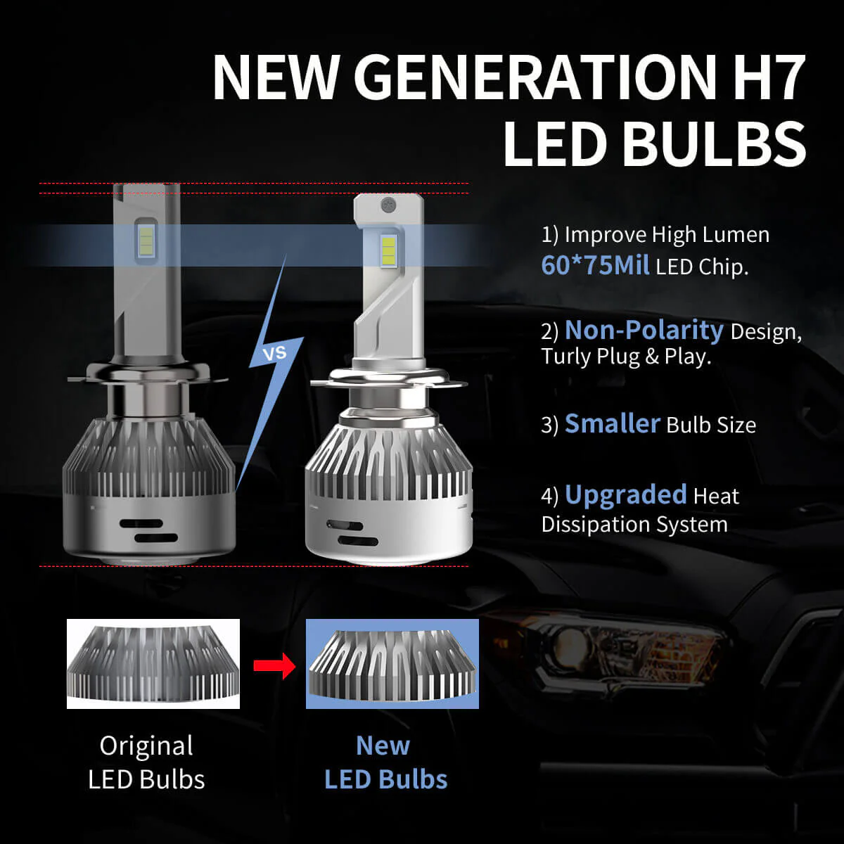 Fit for 2012-2018 Mercedes Benz C250 C300 C350 Custom H7 LED Bulbs Exterior Interior Light Plug n Play - Image 32