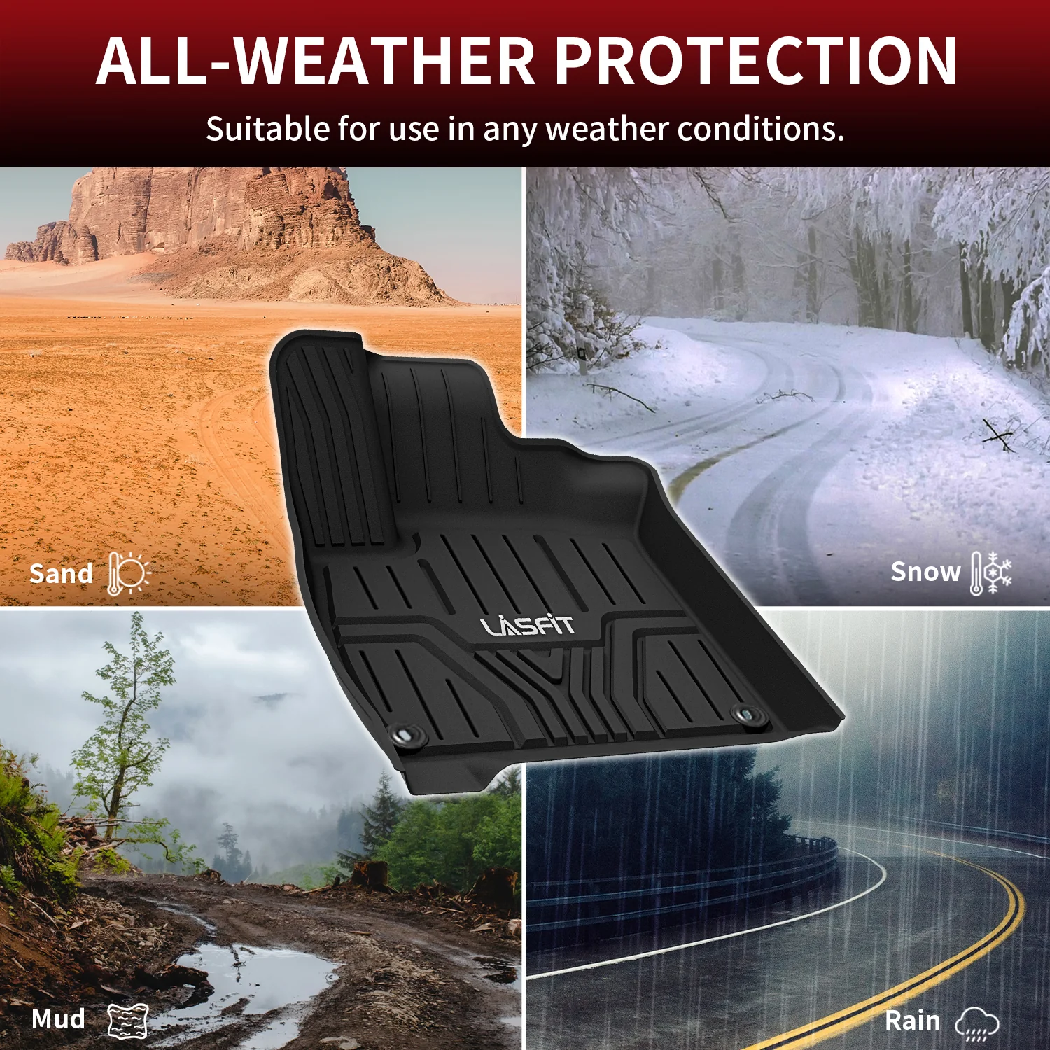 Fit for 2018-2022 Honda Accord Custom Floor Mats or Cargo Mat, Hybrid Model Included - Image 6