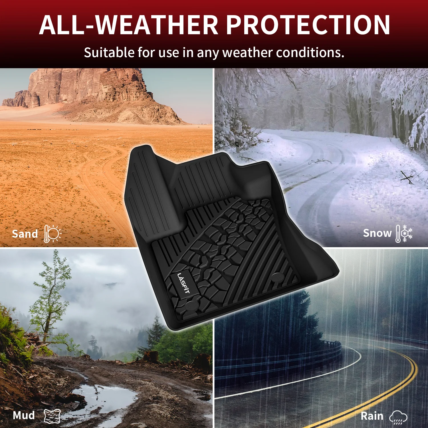 Fit for 2017-2026 Jeep Compass Floor Mats or Cargo Mat - Image 14