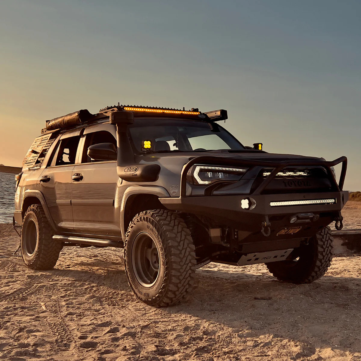 Lasfit 12"/22"/32"/42"/52" Off-Road Slim Single Row Combo Flood Spot Beam LED Amber Light Bars - Image 13