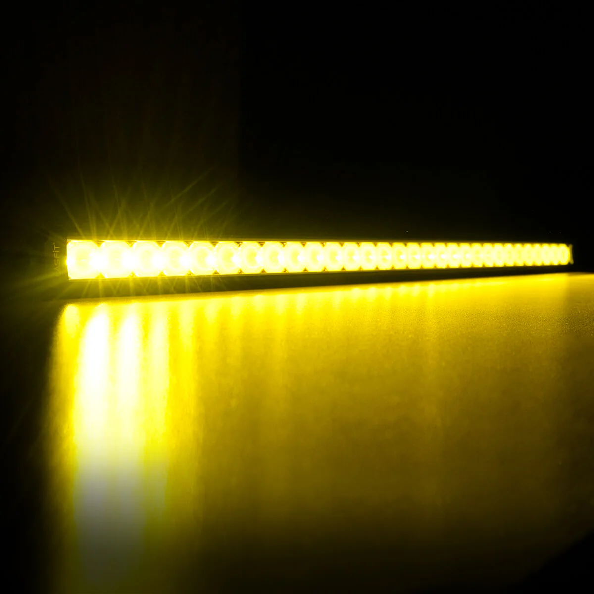 Lasfit 12"/22"/32"/42"/52" Off-Road Slim Single Row Combo Flood Spot Beam LED Amber Light Bars - Image 6