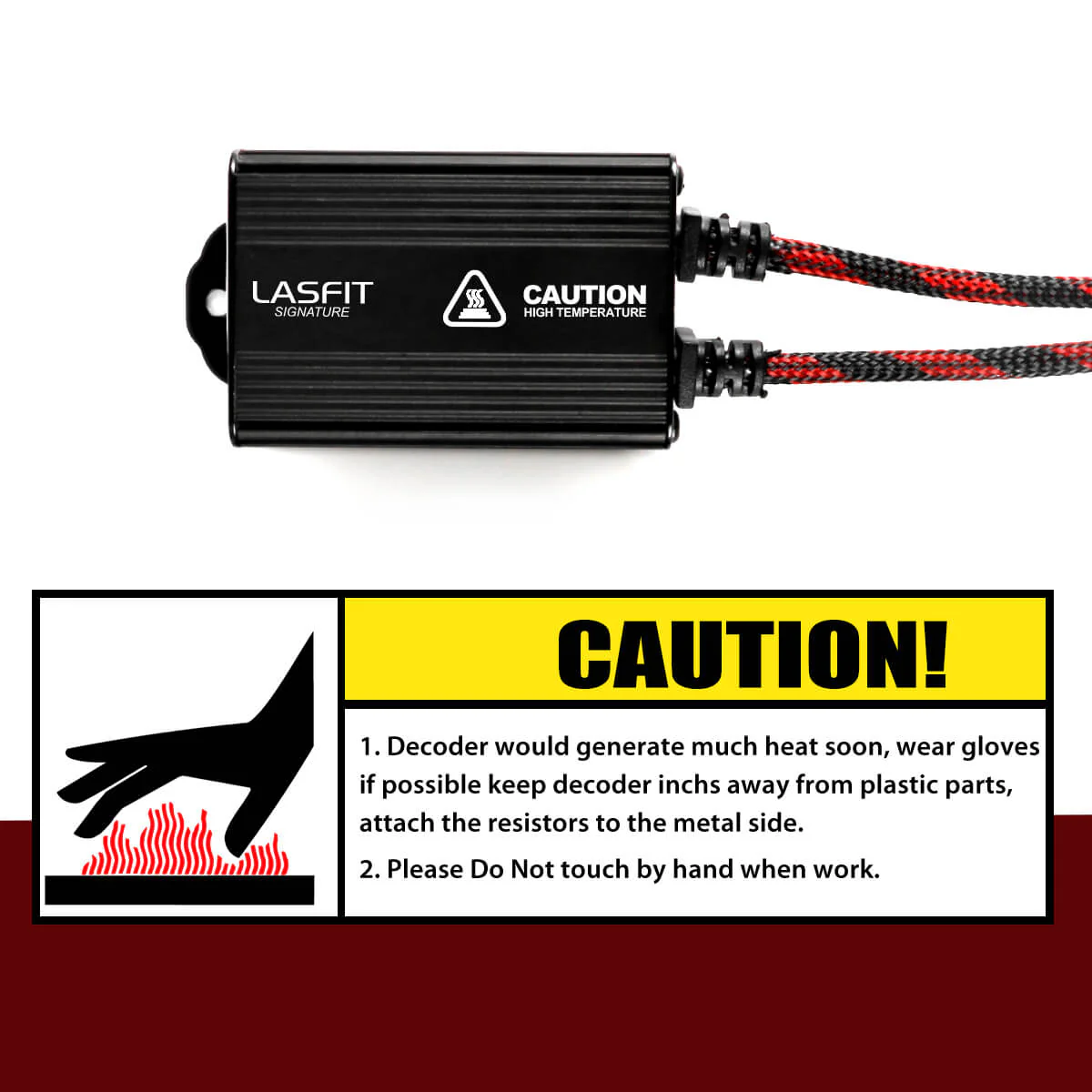 H4 9003 HB2 LED Bulb Canbus Adapter Anti-Hyper Flash - Image 7