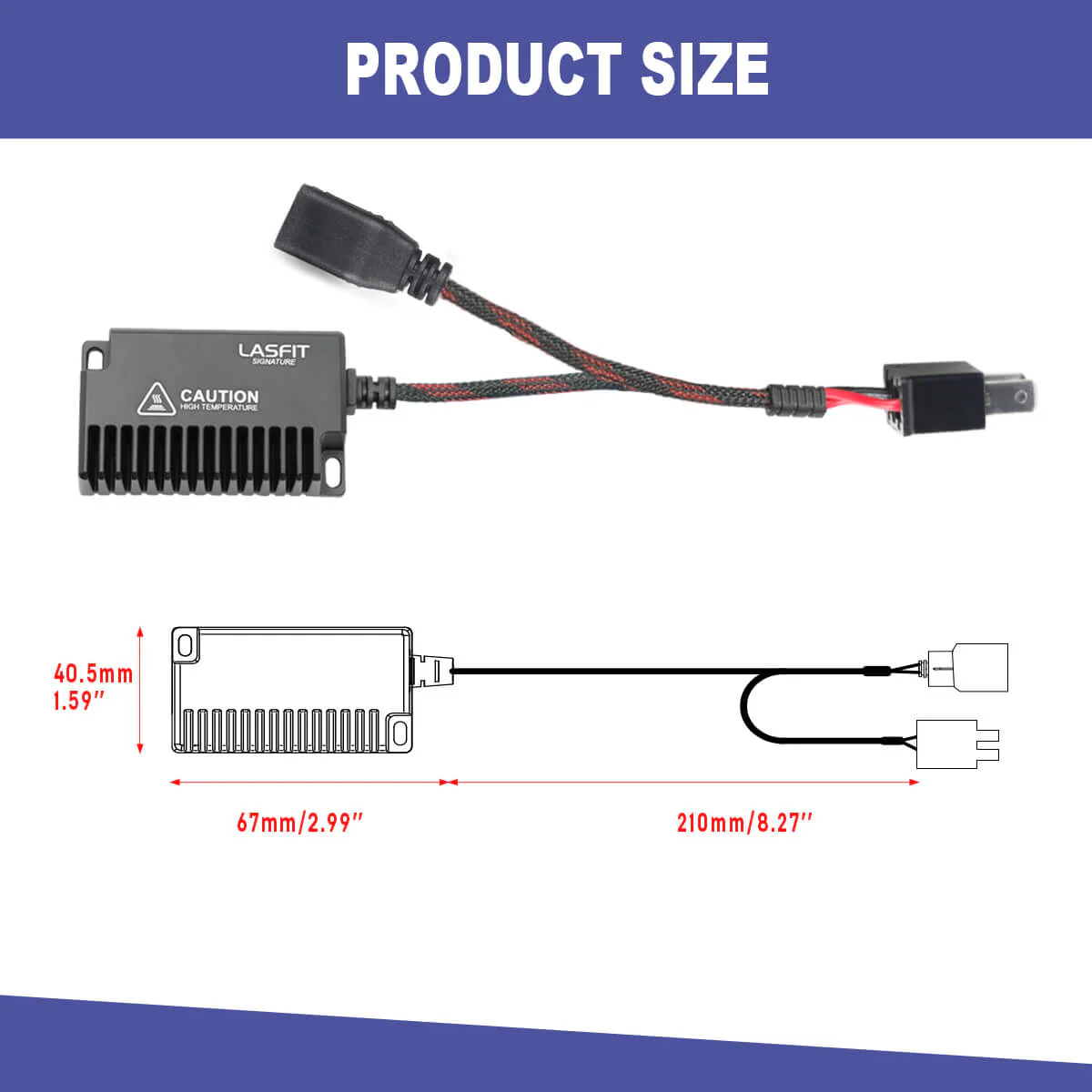 H7 LED Bulb Load Resistor Harness Anti-Hyper Flash Error Free - Image 5