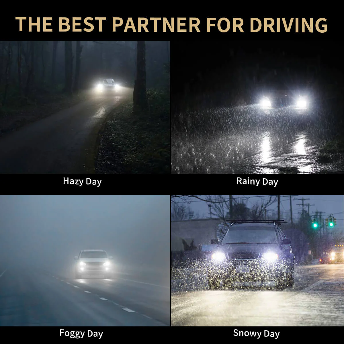 50W 5202 2504 PSX24W LC Plus Series | 5,000LM 6000K LED Fog Light Bulbs - Image 9