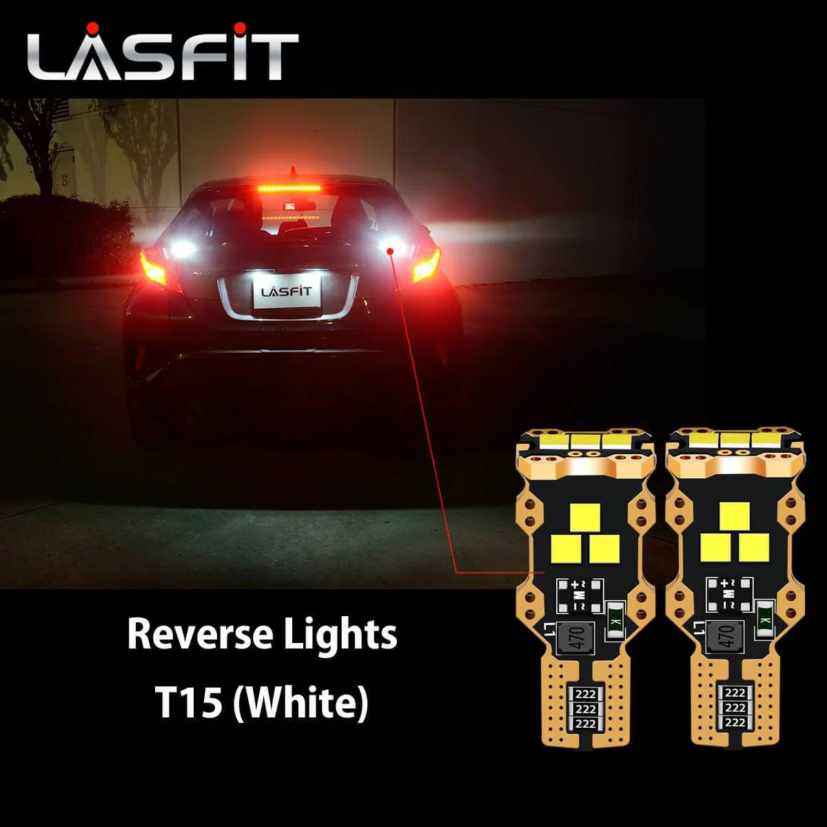 Fit for 2018-2019 Toyota C-HR LED Bulbs 9012 Exterior Interior Lights - Image 23