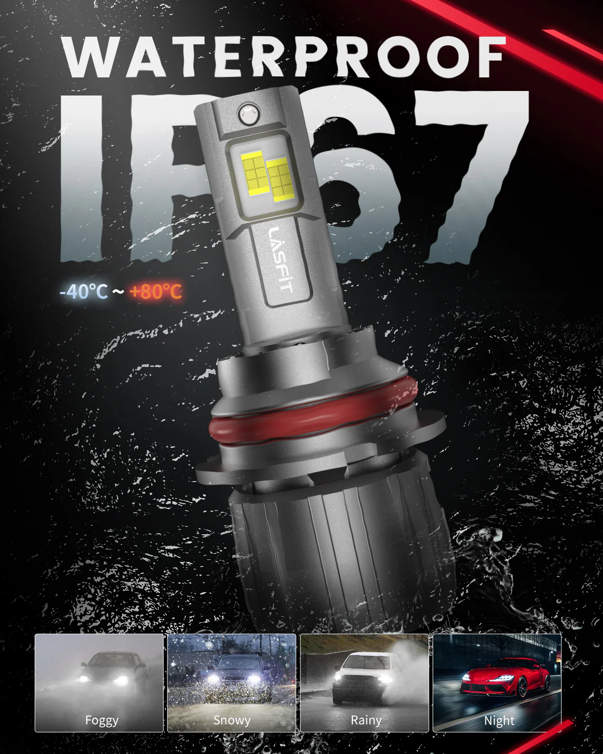 130W 9007 HB5 LS Plus Series | 13,000LM 6000K LED Bulbs - Image 12