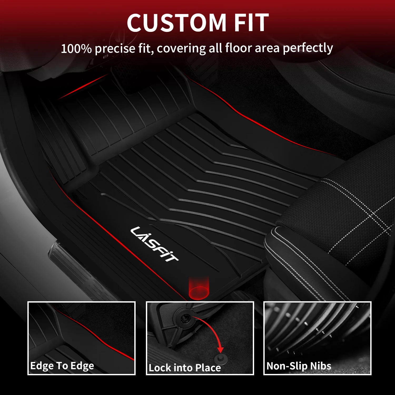 Fit for 2015-2020 Mercedes-Benz GLA-Class Floor Mats - Image 7
