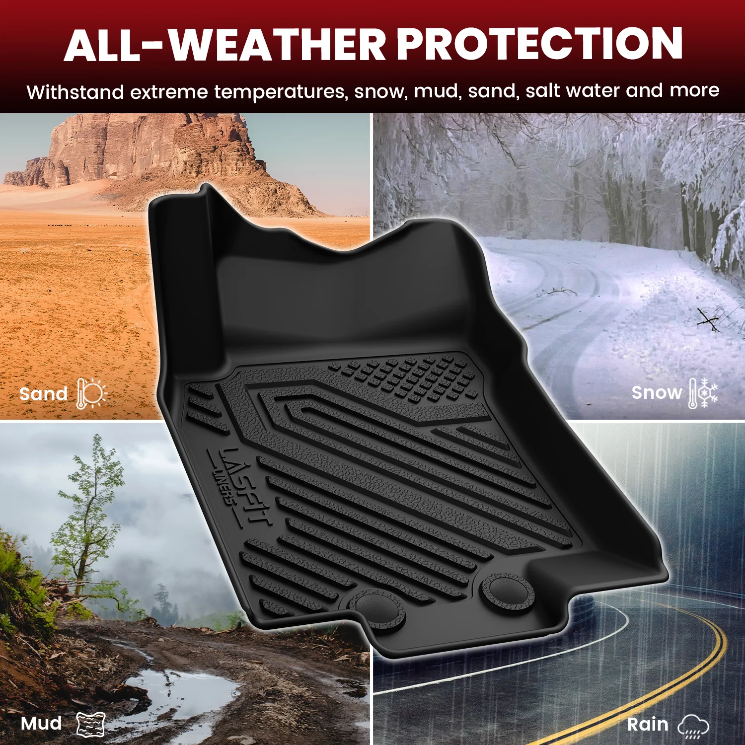 Fit for 2014-2020 Nissan Rogue Floor Mats or Cargo Mat, Not For Sport & Select, Cargo Mat fit when cargo tray is in the top position - Image 16