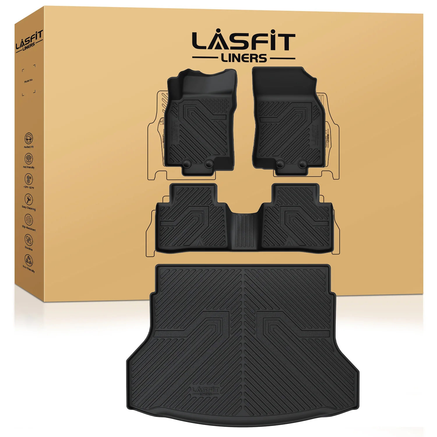 Fit for 2014-2020 Nissan Rogue Floor Mats or Cargo Mat, Not For Sport & Select, Cargo Mat fit when cargo tray is in the top position - Image 17