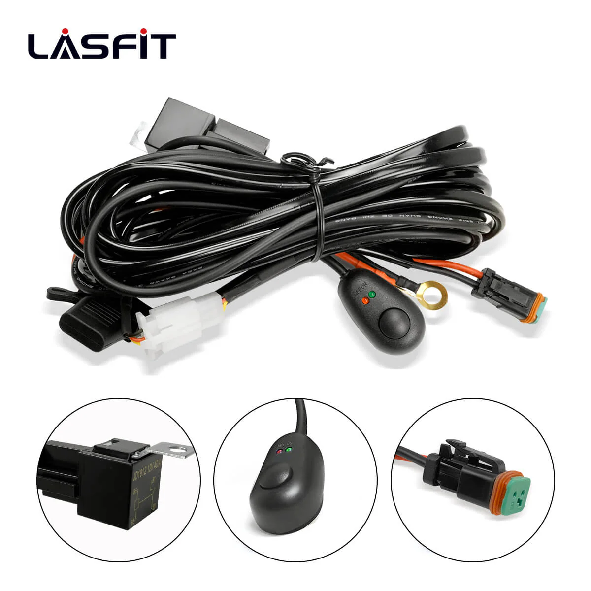 LASFIT Off-Road LED Light Bars 12 22 32 42 52 Inch Spot Flood Combo Single Row - White - Image 49