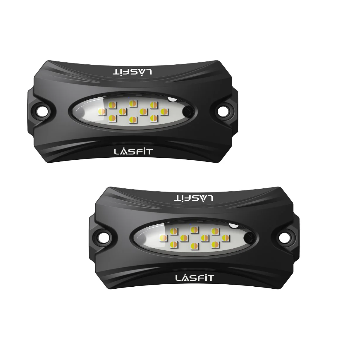 Lasfit Off-Road Switchback LED Rock Lights Kit White & Amber - Image 29