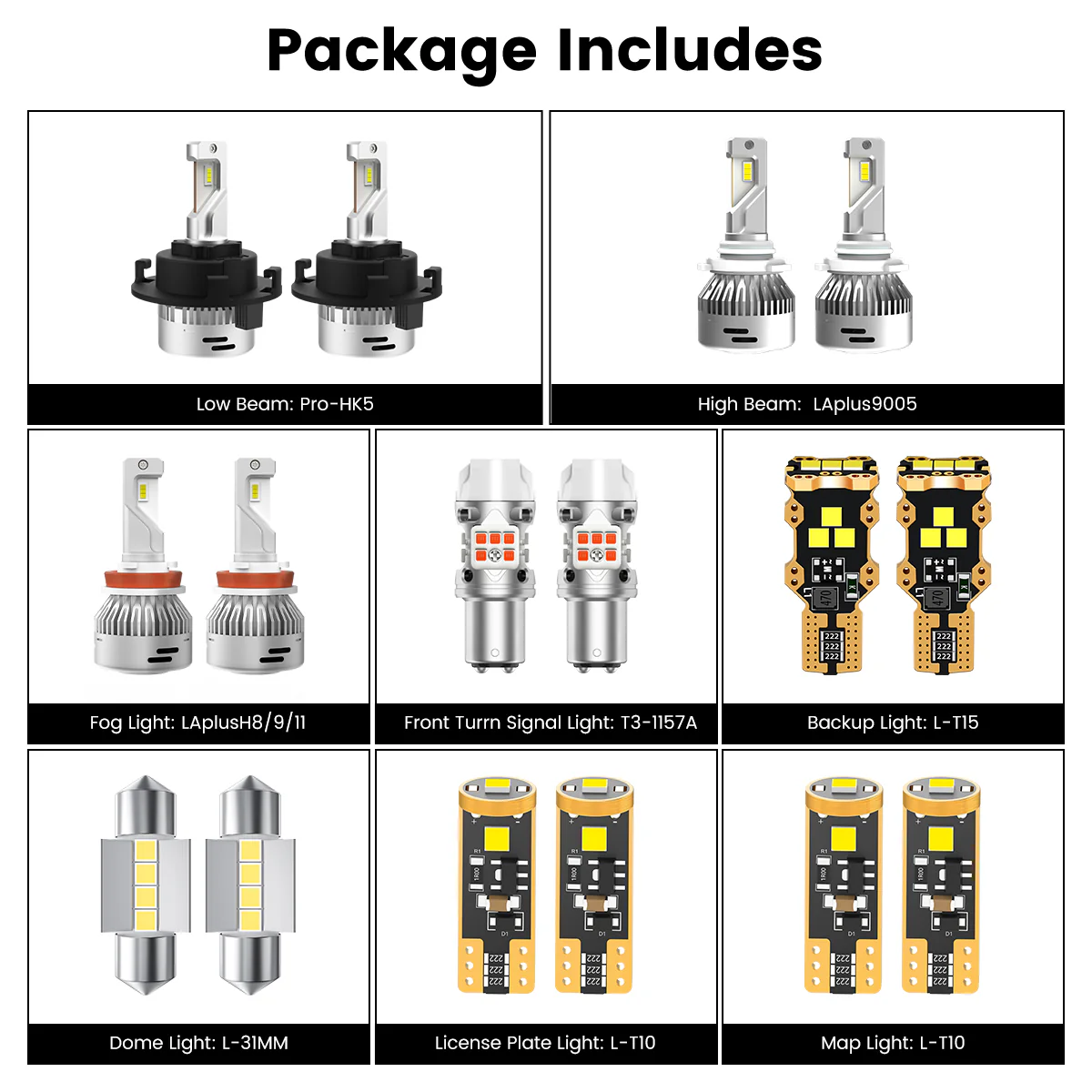 Fit for 2016-2021 Hyundai Tucson Custom H7 LED Bulbs Upgrade | Tested and Verified - Image 5
