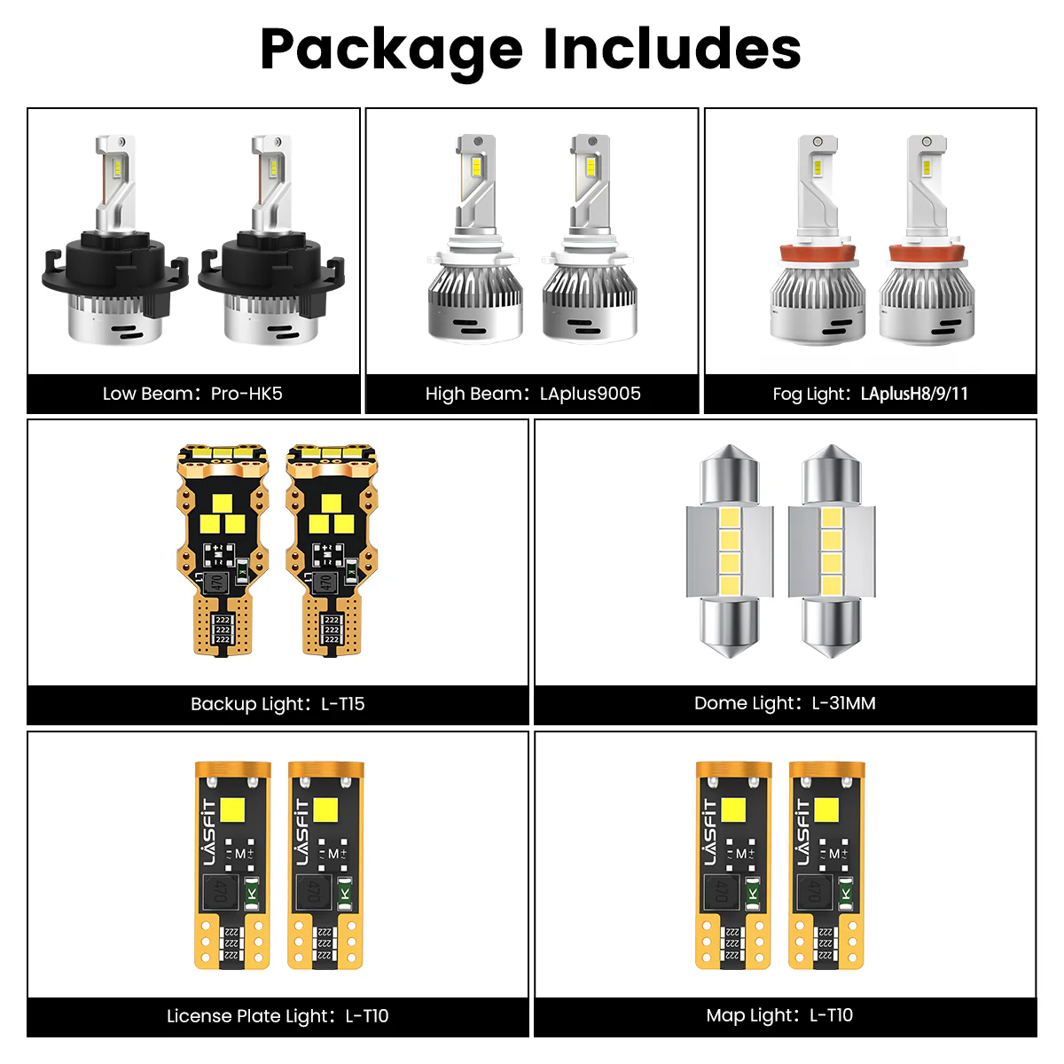 Fit for 2016-2021 Hyundai Tucson Custom H7 LED Bulbs Upgrade | Tested and Verified - Image 7
