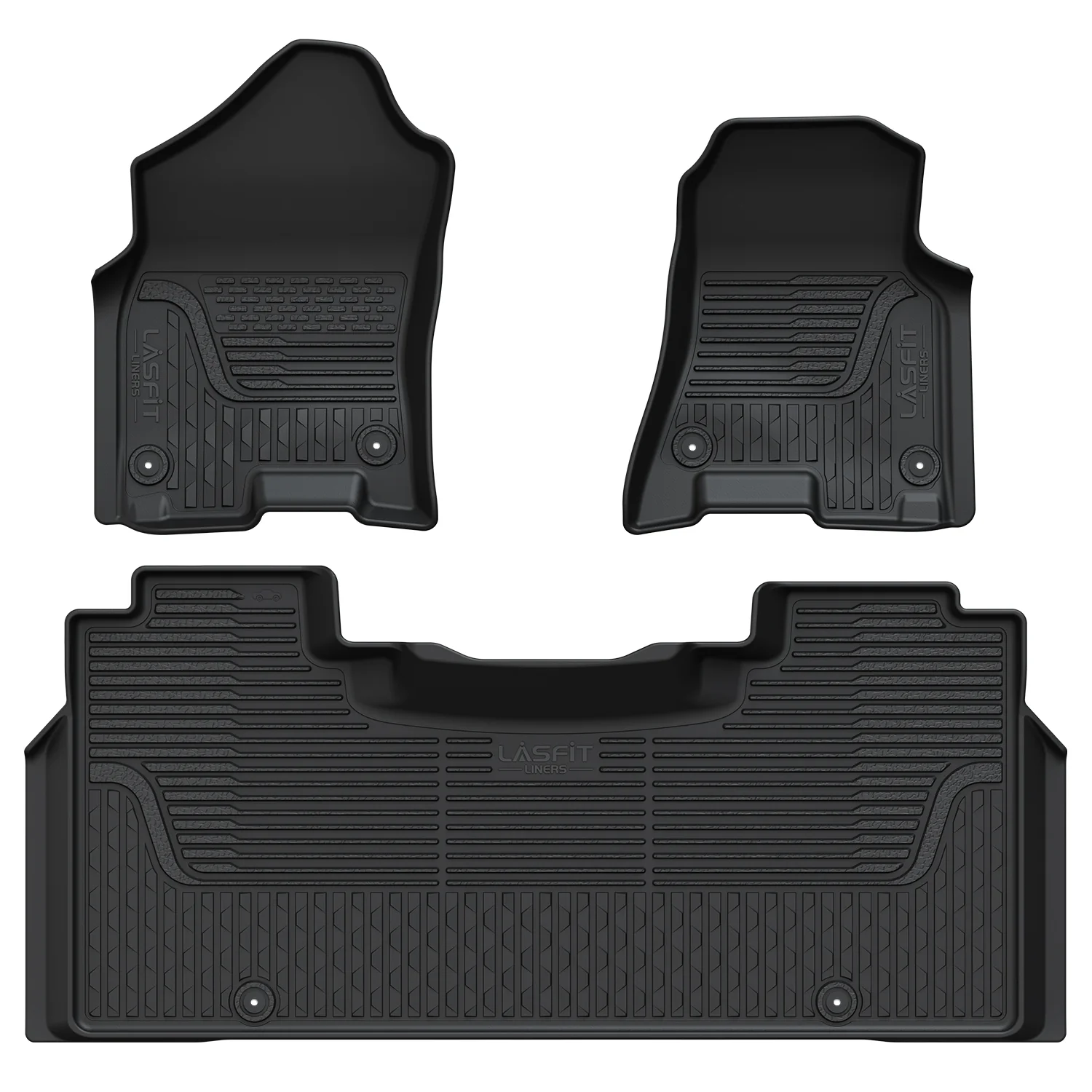 Fit for 2019-2024 Ram 1500 1st & 2nd Floor Mats, Only Fit Carpet Floor, Don't Fit Classic Model - Image 45