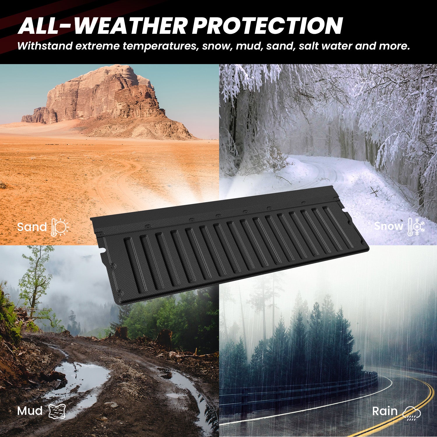 Fit for 2005-2023 Toyota Tacoma 5FT or 6FT Heavy Duty Custom Bed Mat or Tailgate Mat - Image 14